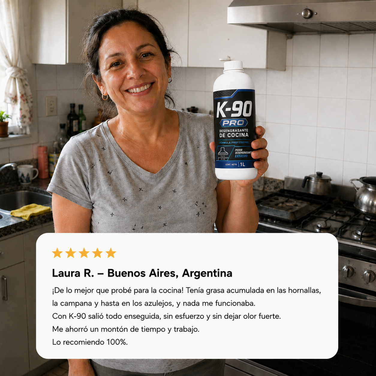 K-90 Pro Desengrasante grado Profesional para tu cocina.